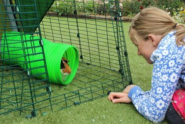 Клітка-тунель для кроликів Snugglesafe FlexiWeather, зелена