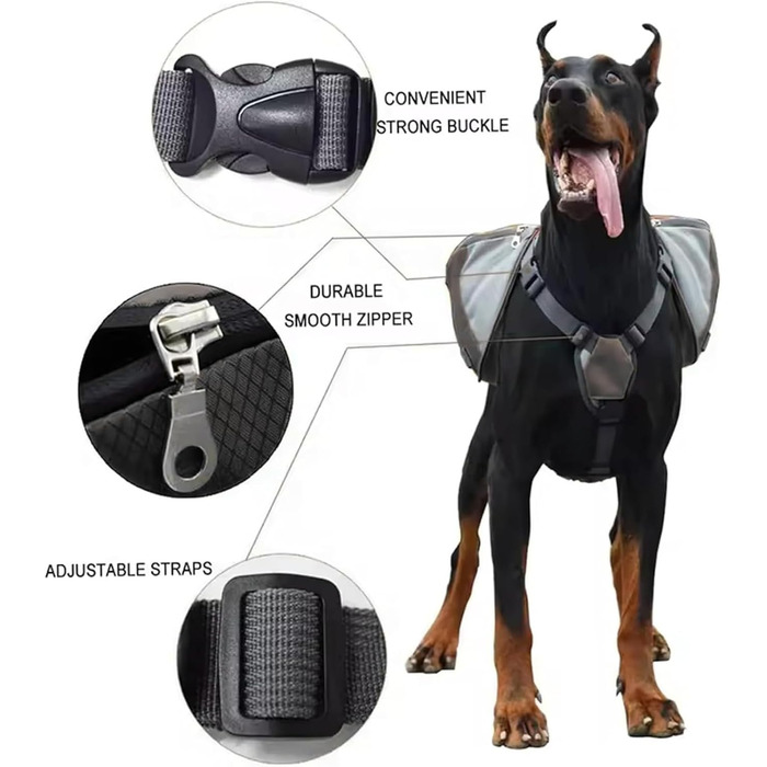 Сумка для собак, переноска для тварин, регульована, аксесуари для домашніх тварин, шлейка для собак, для щоденних покупок, подорожей містом, транспортування, авто, літака, аеропорту, таксі, громадського транспорту, кемпінгу