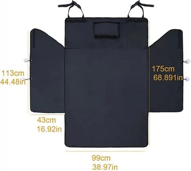 Захист багажника для собак Tesla Model Y 2020-2024, водонепроникний, міцний, легкий у догляді, автокилим для собак