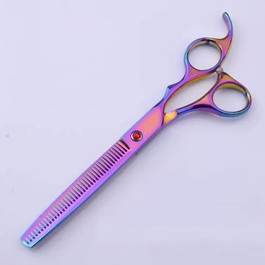 Набір ножиць для собак: професійний набір для грумінгу з нержавіючої сталі (прямі, зігнуті, фінішні ножиці, гребінець) для тіла, морди, вух та лап