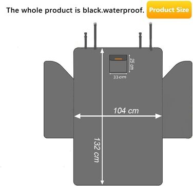 Захист багажника для собак Mercedes E-Klasse W214 (Лімузин/T-Modell) з 8/2023, водовідштовхуючий килимок для багажника, захист від бруду та подряпин (175*105 см)