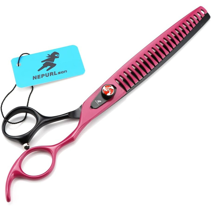 Ножиці для грумінгу домашніх тварин 8 дюймів, для собак та котів, з зубчастими лезами