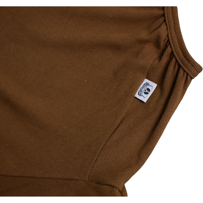 Піжама для собак Lovelonglong, бавовна, в'язана, 4 лапи, для всіх сезонів, теплий боді для собак великих, середніх та маленьких порід, колір кава, розмір L