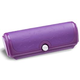 Щітка для собак та котів - двоколірна синьо-жовта, видаляє відмерле волосся та підшерсток, для собак та котів (фіолетова)