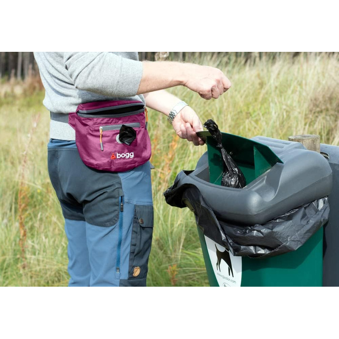 BOGG Універсальна сумка-переноска для собак | Диспенсер для пакетів та контейнер для відходів (Бромбірний кущ)