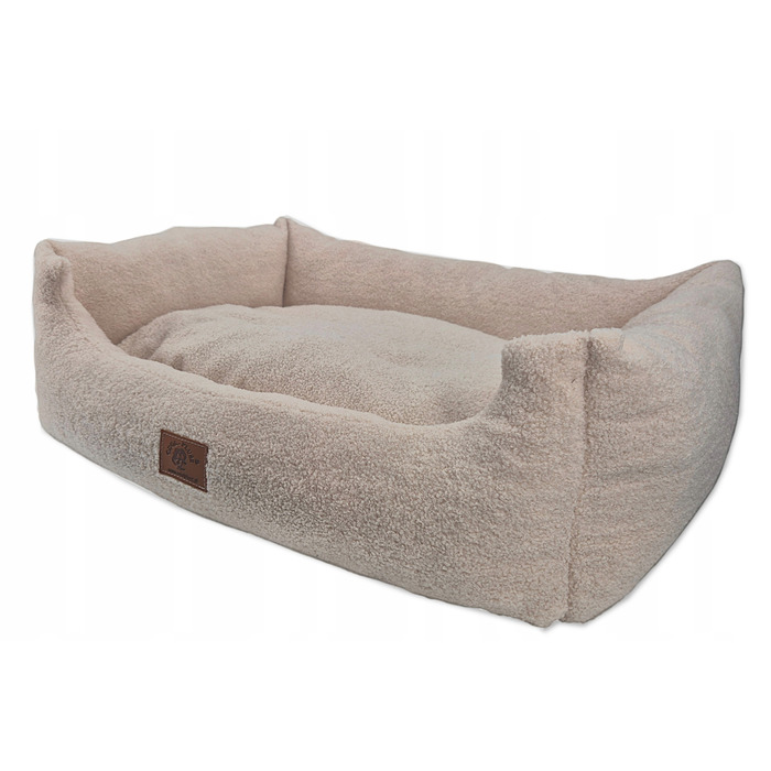 Ліжко-диван для собак Odol-Plusz, рожеве, прямокутне, розмір L 95x75 см