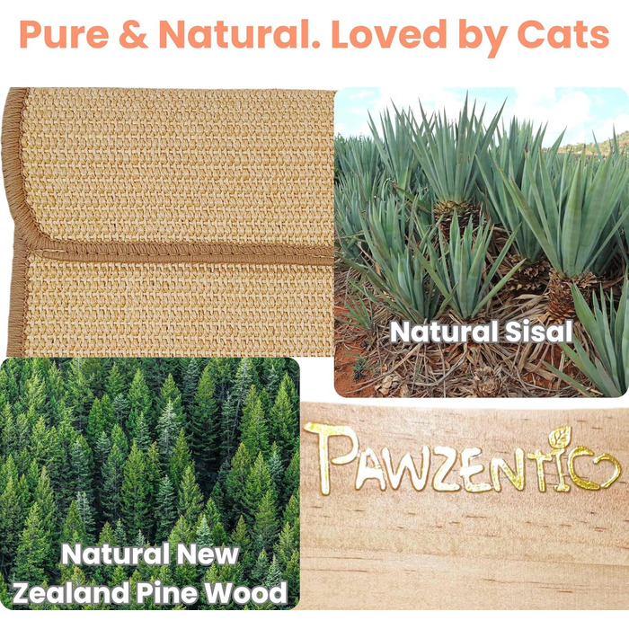 Дряпалка для котів Kratzbaum, натуральне дерево