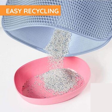 Килимок для котячого туалету KA®, великі коти, водонепроникний, EVA, PVC, двошаровий, для дому, балкону, вітальні