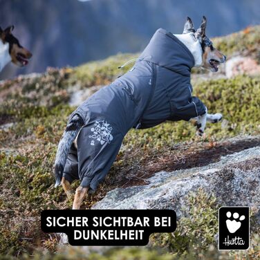Hurtta Extreme Overall Winterjacke для собак (Blackberry, 25S) - тепла зимова куртка для собак