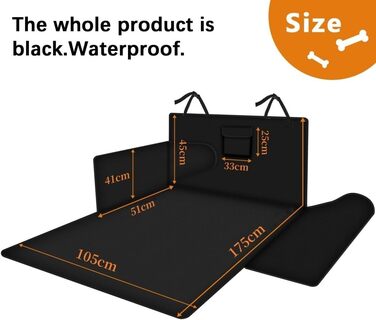 Захист для багажника автомобіля для собак Mercedes E-Klasse W214 (Седан/Універсал) з 08/2023, водовідштовхуючий, антикіготок, розмір 175x105 см