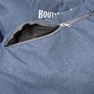 Автомобільний лежак для собак та котів | Лежак на заднє/переднє сидіння | Універсальний, миючий, з поліестеру | 55 x 65 см, колір: джинс