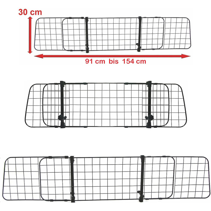 Герметичне перегородка для багажника JOM Car Parts: захист для собак у авто, SUV. Універсальна сітка для багажника.