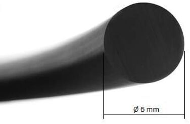 Гумовий плетиш Single Tail Gummi Peitsche GP-30 (чорний)