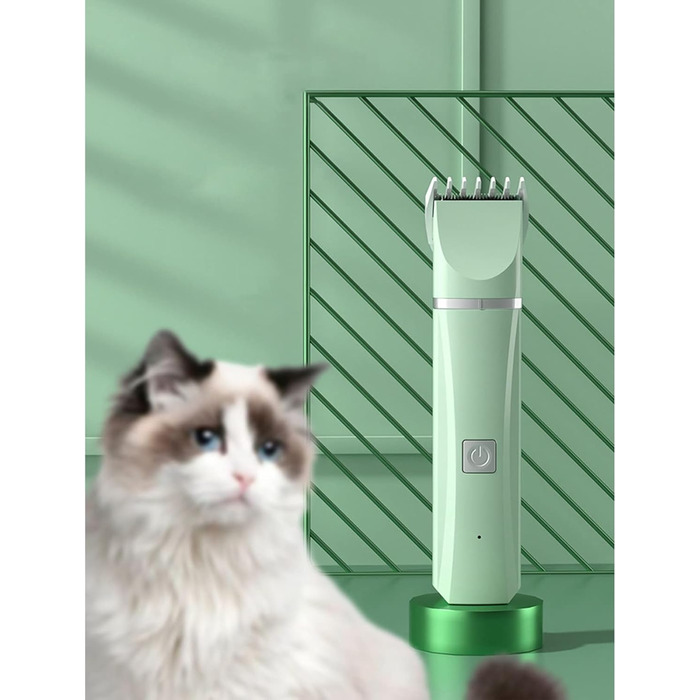 Електрична машинка для стрижки собак, тиха, з комфортною ручкою, акумуляторна, для собак, котів та інших тварин
