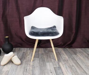 Крісло-подушка з овечої вовни Merino | Reissner SIKI-PA | 40x40 см | Антрацит