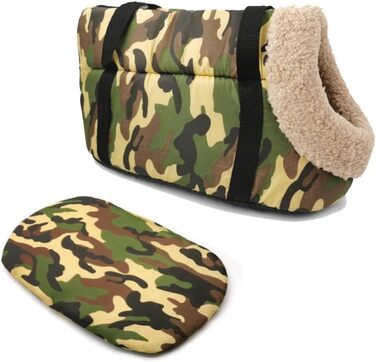 Румплекс Сумка-переноска для собак, миється, м'яка, зручна, для собак до 10 кг (Камуфляж)