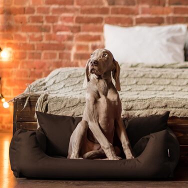 Tierlando® Hundebett NEMO: Софа для собак з міцного Оксфорду 600D, знімний матрац та пральний чохол, 100x80 см, для собак маленьких та середніх порід