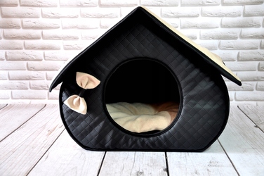 Ліжко-будинк SjestaPupila для собак та котів, L 45x42 см