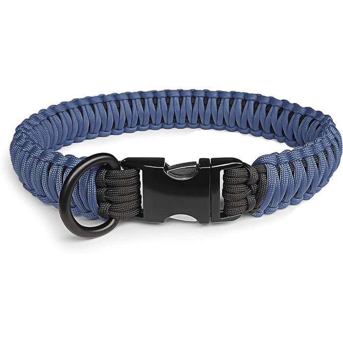 Набір для плетіння паракорду 550 для собак: комір, інструкція, DIY подарунок (темно-синій)