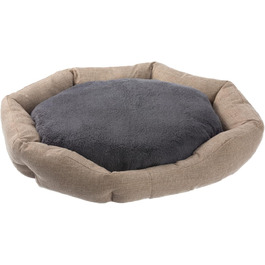 Крісло-ліжко для собак Octagon з знімним та пральним подушкою, бежеве