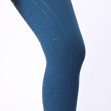 Спортивні штани для верхової їзди Harrison Howard з силіконовим зчепленням, висока талія, жіночі (M, блакитний, синій)