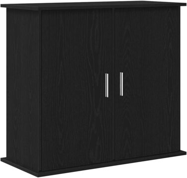 Тумба для акваріума vidaXL 81x36x73 см, ДСП, чорна дуб