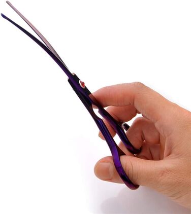 Набір професійних ножиць для грумінгу домашніх тварин 6,5 дюймів, нержавіюча сталь, прямі та вигнуті ножиці, безпечні закруглені кінчики