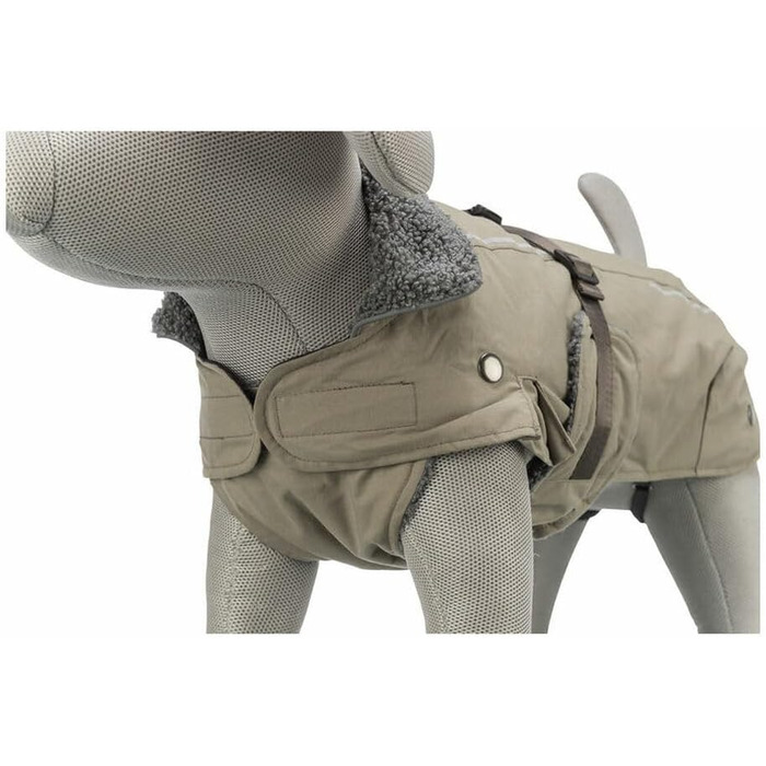 Трійзі Руан: тепла куртка для собак, розмір S (36 см), пісочний колір