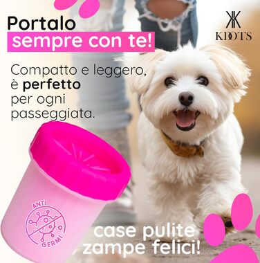 Силіконовий очищувач лап для собак, аксесуари для малих та середніх порід