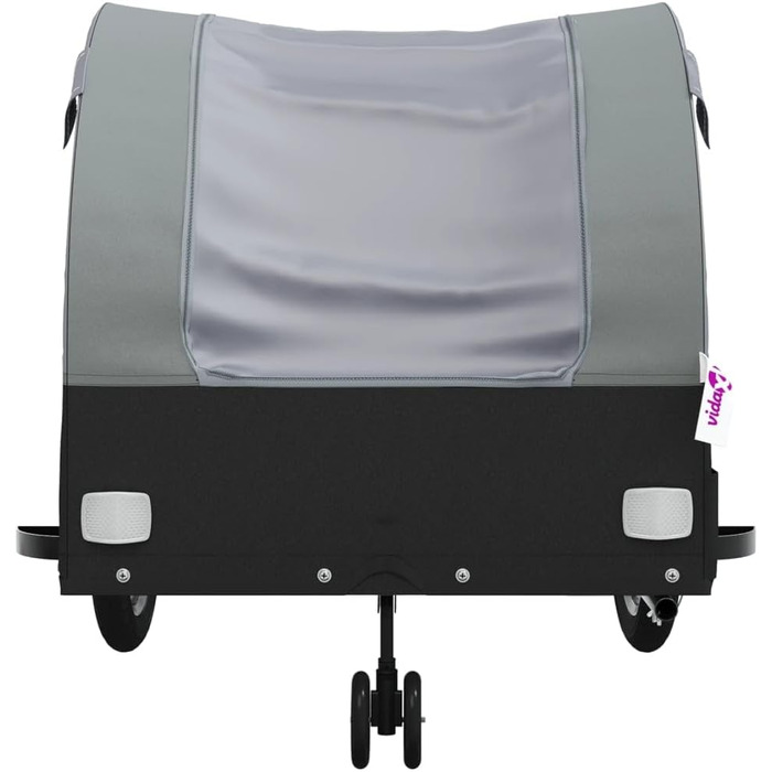 Причіп для велосипеда, вантажний, чорний та сірий, 45 кг, для покупок, подорожей, велосипедних прогулянок