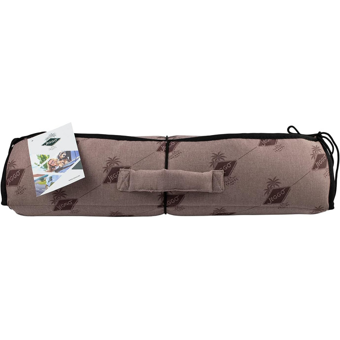 Килимок для собак JEGGO 'Cannes', рожевий, великий, компактний, з ручкою, для дому та подорожей, водовідштовхувальний