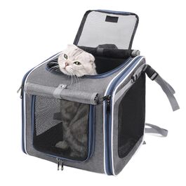 Сумка-переноска для тварин на велосипед, складна, для собак та котів, безпечна, для прогулянок, подорожей та активного відпочинку