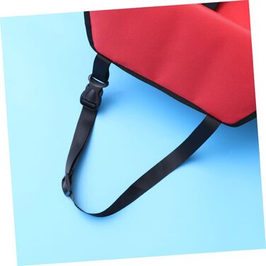 Сумка-переноска для собак та котів BESPORTBLE - дихаюча, безпечна, з регульованим ременем та кишенею для зберігання (червона)