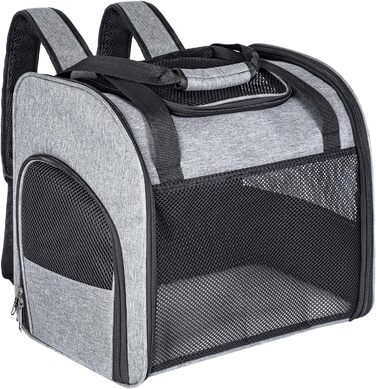 Транспортна сумка-рюкзак для котів та собак, переноска для тварин з вентиляцією, складаний рюкзак для домашніх улюбленців