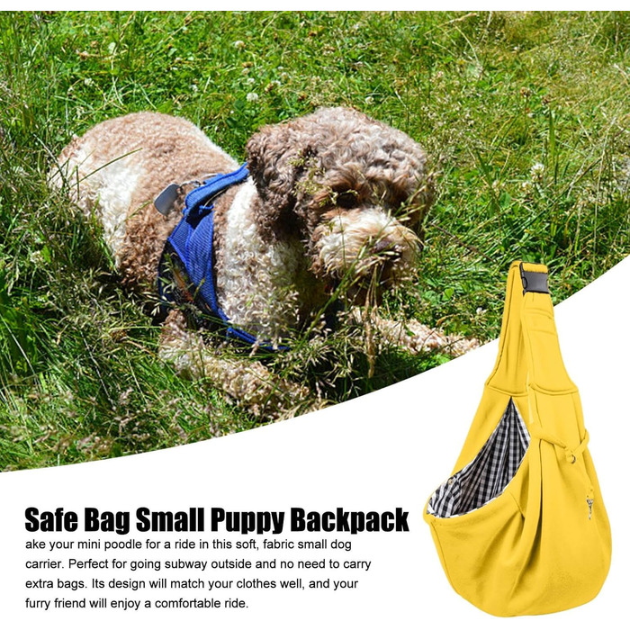 Сумка-переноска для собак та котів | Жовта переноска для тварин з регульованим ременем