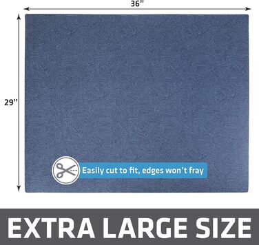 Drymate Оригінальний килимок для котячого туалету, поглинає бруд, захищає підлогу, стійкий до сечі, можна прати в машині, м'який для подушечок лап котів, поглинаючий, водонепроникний (виготовлено в США, з перероблених матеріалів), 1 шт.