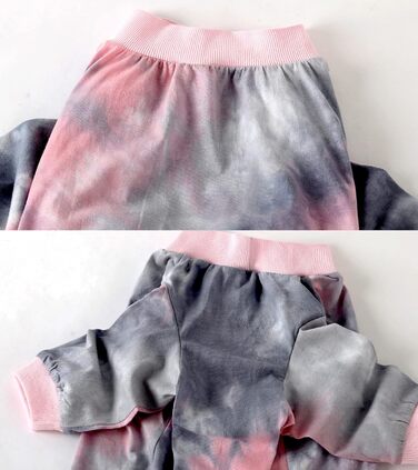 Піжама для собак великих порід, бавовна, батик, рожевий тай-дай (3XL)