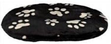 Корзина для собак Tigana з плетінням з лози, з подушкою, діаметр 60 см, натуральний колір