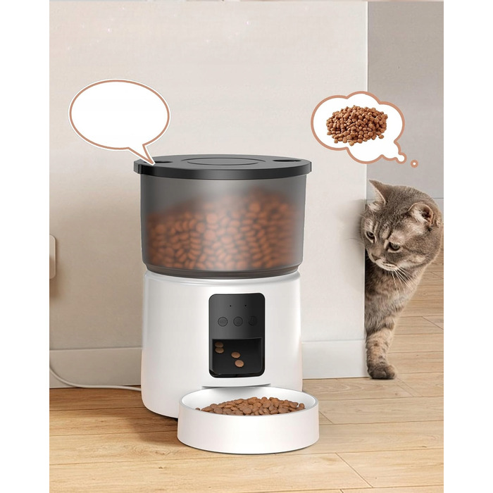 Автоматична годівниця BEMOONY, пластик, 3000 мл