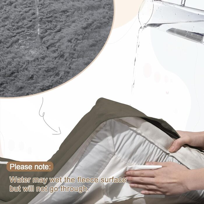 Ортопедичний лежак для собак XL, чорний, водонепроникний, знімний чохол, нековзне дно, миється, 114 x 53 см