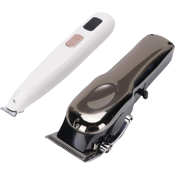 Машинка для стрижки собак Dioche, триммер для кігтів домашніх тварин, бездротовий, тихий набір з LED-дисплеєм для коней, корів, котів, собак, з нержавіючої сталі