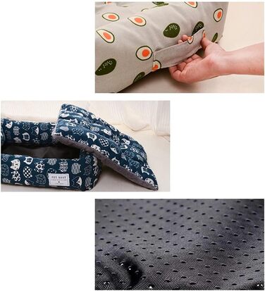 Килимок для котів Icegrey: стильний лежак з бавовни та льону, 60x50 см