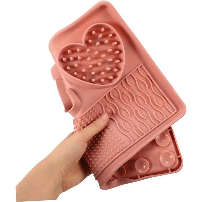 Гумова килимок для собак з присосками, неслизький, великий, силіконовий, для повільного годування, аксесуар для цуценят та собак