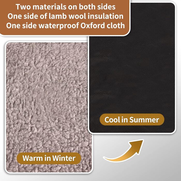 Водонепроникна ковдра для собак, туристична ковдра для собак, 100 x 70 см. Підходить для дому та відпочинку на природі