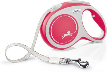 Повідок-рулетка Flexi New Comfort L, 8 м, червоний, для собак