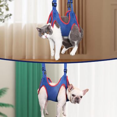 Гамак для грумінгу собак та котів, пристрій для грумінгу та стрижки нігтів, 6-10 кг