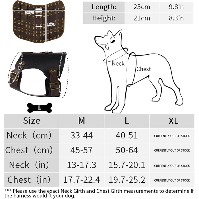 Костюм для собак у середньовічному стилі EpicCos, без повідка, жилет з декоративної шкіри, 3 розміри, одяг для косплею, розмір XL