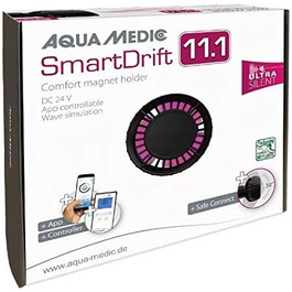 Aqua Medic SmartDrift 11.1 — компактна ультратиха помпа течії з керуванням через додаток або контролер