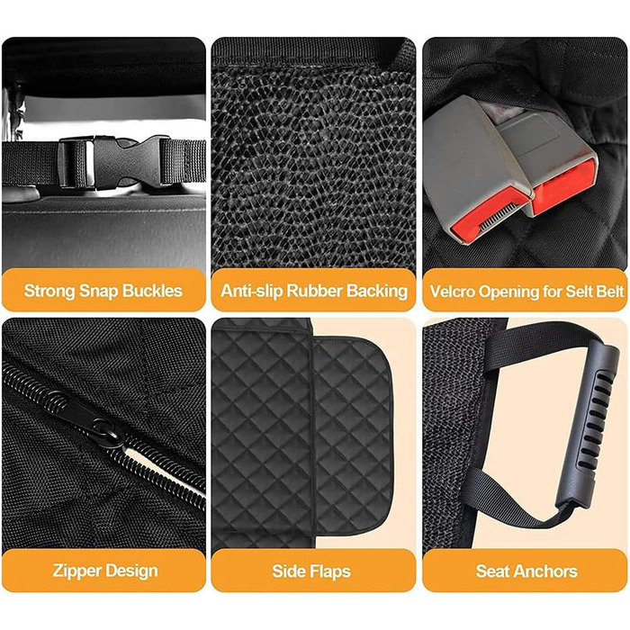 Накладка на заднє сидіння авто для собак Volvo XC90 SUV (2015-2023), захист від подряпин, коврик у багажник