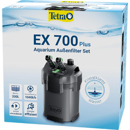 Зовнішній фільтр для акваріума Tetra EX 700 Plus, до 200 л, потужний, для кришталево чистої води
